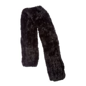 Surell Accessories Knit Scarf, Black